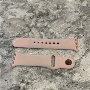 ✨ Pink Apple Watch Band - Rubber, Size Small/Medium,  Excellent condition